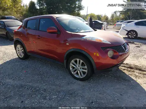 JN8AF5MRXCT117441 — 2012 Nissan Juke, Естественный износ, фото до ремонта