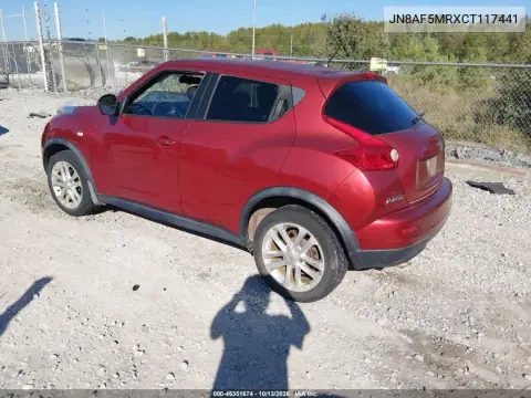 JN8AF5MRXCT117441 — 2012 Nissan Juke, фото 3 с аукциона IAAI, Естественный износ