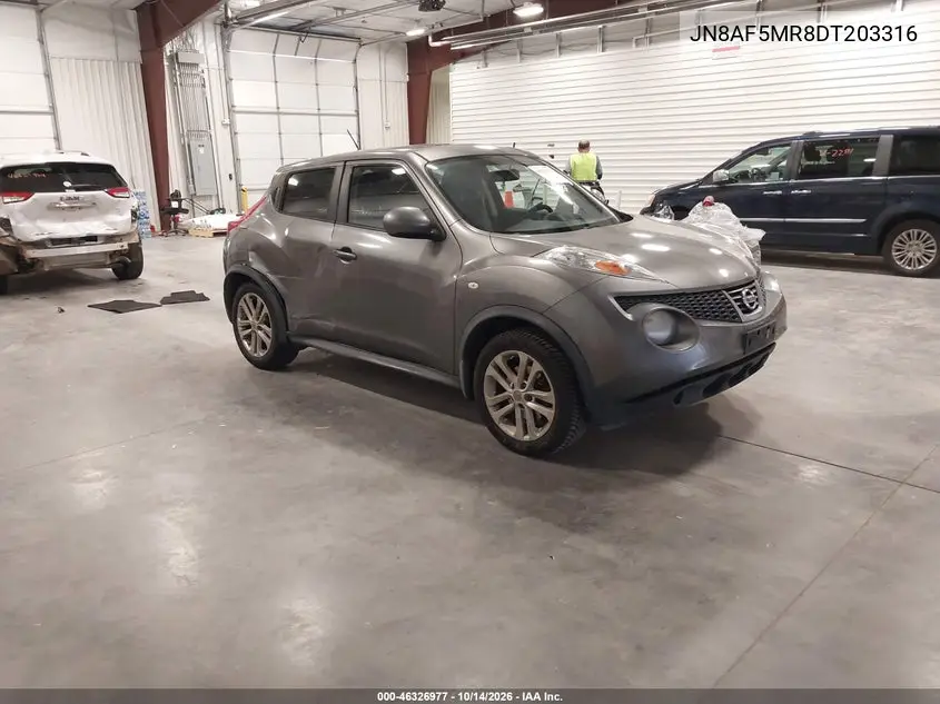 JN8AF5MR8DT203316 — 2013 Nissan Juke, фото 2 с аукциона IAAI, Правый бок
