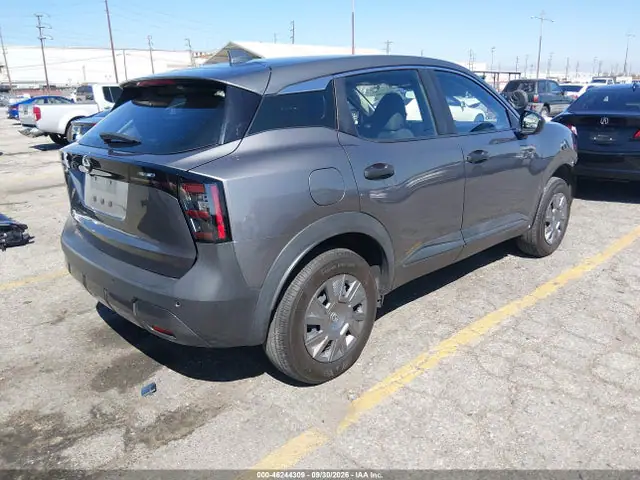 3N8AP6BA5SL378205 — 2025 Nissan Kicks S FWD, фото 4 с аукциона IAAI 13.10.2026, Передняя часть
