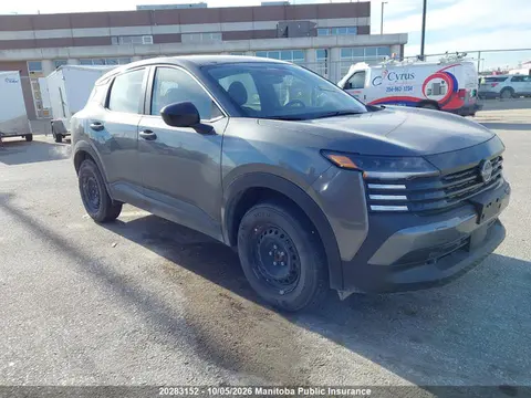 3N8AP6BBXTL345999 — 2026 Nissan Kicks S, Град (Hail), фото до ремонта
