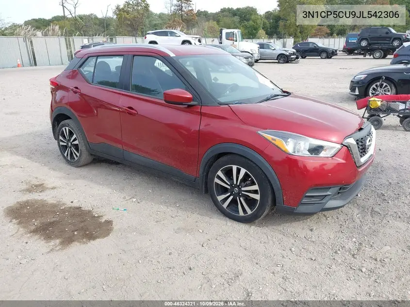 2018 Nissan Kicks Sv VIN 3N1CP5CU9JL542306 фото 2