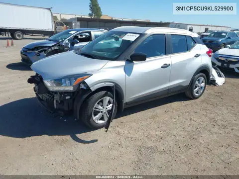 2019 Nissan Kicks S VIN 3N1CP5CU9KL529900 фото 3