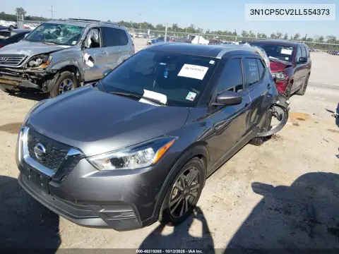 2020 Nissan Kicks Sv Xtronic Cvt VIN 3N1CP5CV2LL554373 фото 3