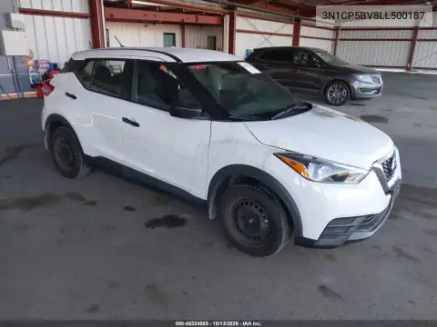 3N1CP5BV8LL500187 — 2020 Nissan Kicks, Сзади, фото до ремонта