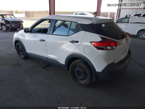 3N1CP5BV8LL500187 — 2020 Nissan Kicks, фото 4 с аукциона IAAI, Задняя часть