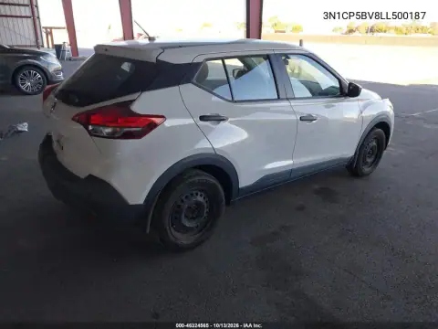 3N1CP5BV8LL500187 — 2020 Nissan Kicks, фото 5 с аукциона IAAI, Задняя часть