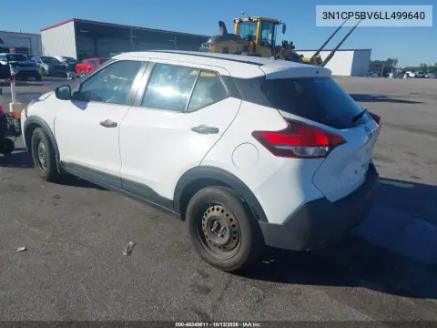 2020 Nissan Kicks S Xtronic Cvt VIN 3N1CP5BV6LL499640 фото 3