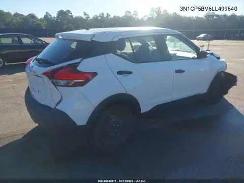 2020 Nissan Kicks S Xtronic Cvt VIN 3N1CP5BV6LL499640 фото 4