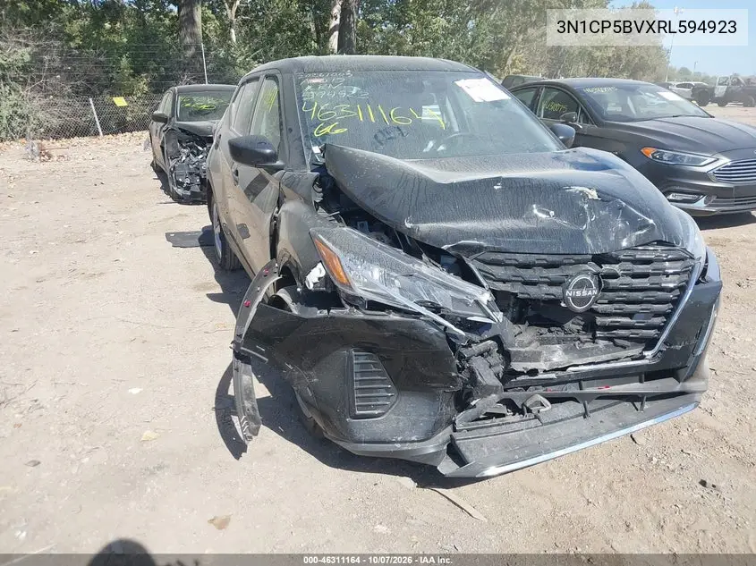 2024 Nissan Kicks S Xtronic Cvt VIN 3N1CP5BVXRL594923 фото 1