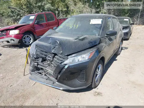 2024 Nissan Kicks S Xtronic Cvt VIN 3N1CP5BVXRL594923 фото 2