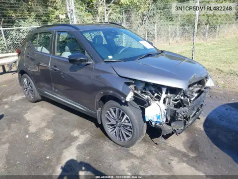 3N1CP5DV1RL482248 — 2024 Nissan Kicks, Передняя часть, фото до ремонта