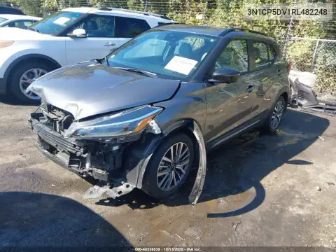 3N1CP5DV1RL482248 — 2024 Nissan Kicks, фото 3 с аукциона IAAI, Передняя часть