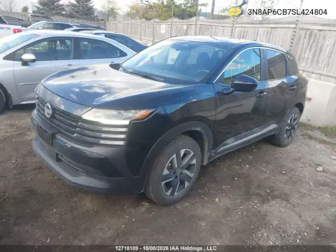 2025 Nissan Kicks Sv VIN 3N8AP6CB7SL424804 фото 3