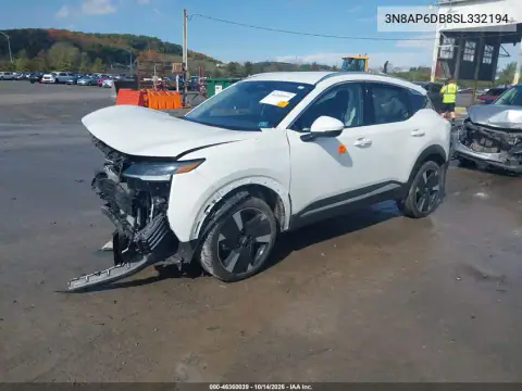 3N8AP6DB8SL332194 — 2025 Nissan Kicks, фото 3 с аукциона IAAI, Передняя часть