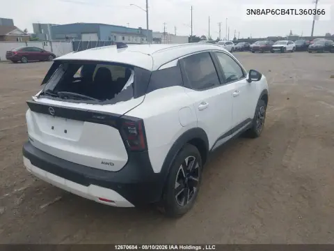 2026 Nissan Kicks Sv VIN 3N8AP6CB4TL360366 фото 4
