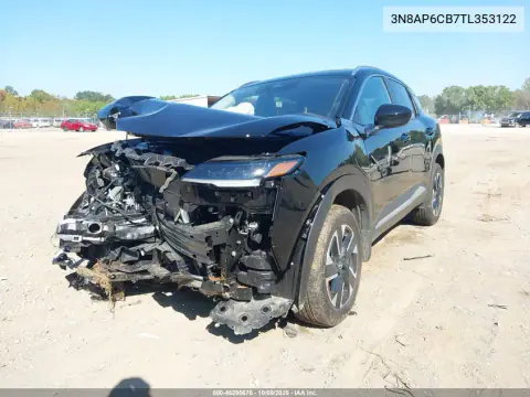 2026 Nissan Kicks Sv VIN 3N8AP6CB7TL353122 фото 2