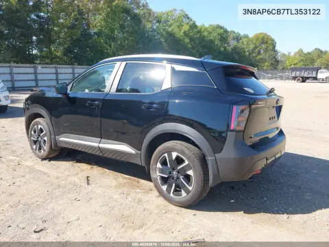 2026 Nissan Kicks Sv VIN 3N8AP6CB7TL353122 фото 3