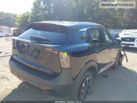 2026 Nissan Kicks Sv VIN 3N8AP6CB7TL353122 фото 4
