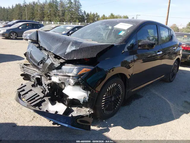 1N4CZ1CV0SC560222 — 2025 Nissan Leaf SV Plus, фото 2 с аукциона IAAI 14.10.2026, Передняя часть