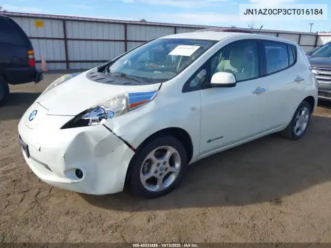 JN1AZ0CP3CT016184 — 2012 Nissan Leaf, фото 2 с аукциона IAAI, Передний левый