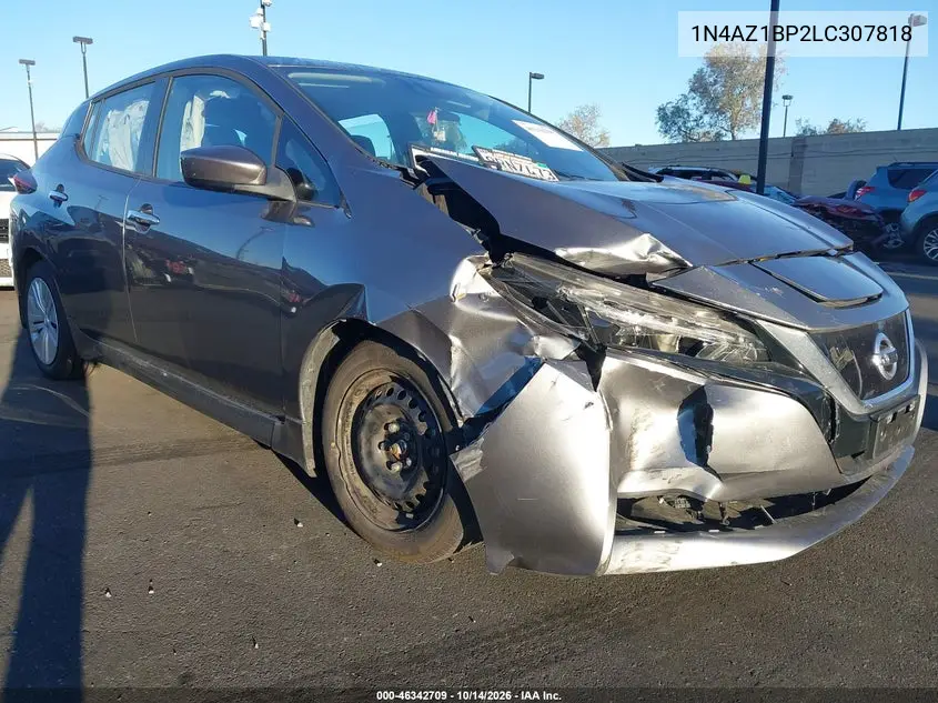 1N4AZ1BP2LC307818 Nissan Leaf 2020 — повреждение Передняя часть справа, фото до ремонта