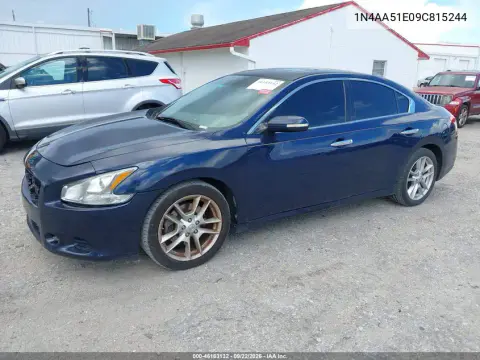 2009 Nissan Maxima 3.5 Sv VIN 1N4AA51E09C815244 фото 3