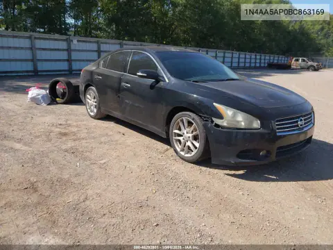 1N4AA5AP0BC863169 — 2011 Nissan Maxima, Левая сторона, фото до ремонта