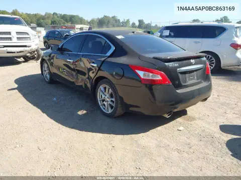 2011 Nissan Maxima 3.5 Sv VIN 1N4AA5AP0BC863169 фото 4