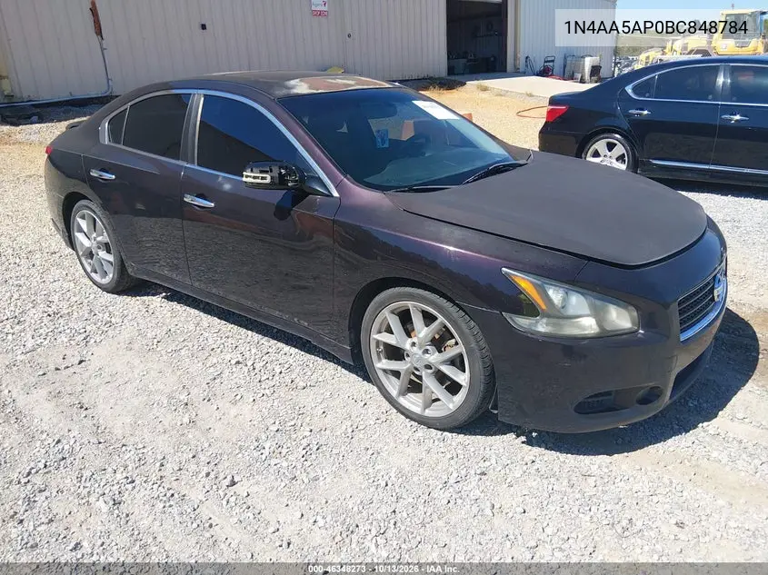 1N4AA5AP0BC848784 — 2011 Nissan Maxima, фото 2 с аукциона IAAI 23.10.2026, Естественный износ