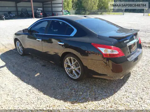 1N4AA5AP0BC848784 — 2011 Nissan Maxima, Естественный износ, фото до ремонта