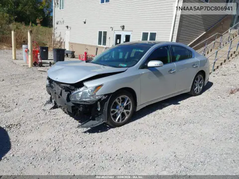 2013 Nissan Maxima 3.5 Sv VIN 1N4AA5AP7DC806941 фото 3