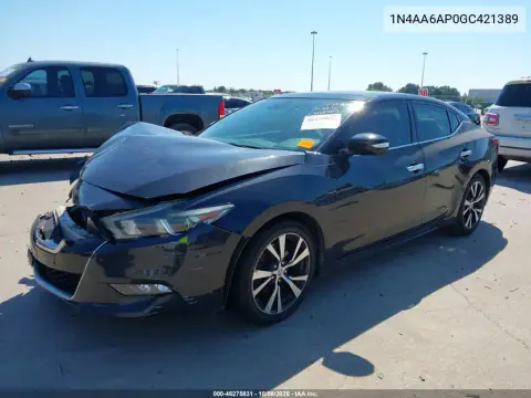 2016 Nissan Maxima 3.5 Platinum VIN 1N4AA6AP0GC421389 фото 2