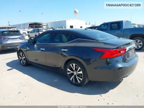 2016 Nissan Maxima 3.5 Platinum VIN 1N4AA6AP0GC421389 фото 3
