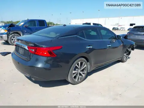 2016 Nissan Maxima 3.5 Platinum VIN 1N4AA6AP0GC421389 фото 4