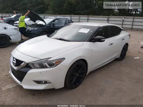 2016 Nissan Maxima 3.5 Sr VIN 1N4AA6AP2GC449405 фото 2