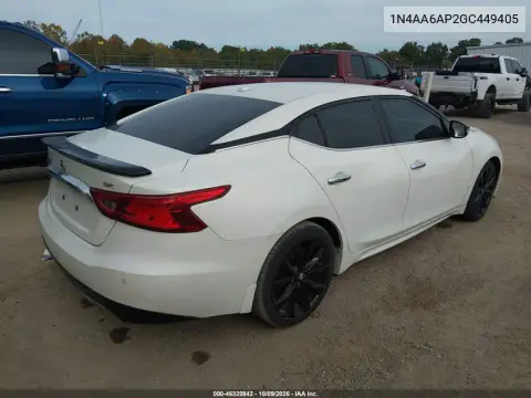 2016 Nissan Maxima 3.5 Sr VIN 1N4AA6AP2GC449405 фото 4
