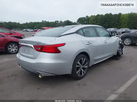 2017 Nissan Maxima 3.5 Sl VIN 1N4AA6AP2HC438874 фото 5
