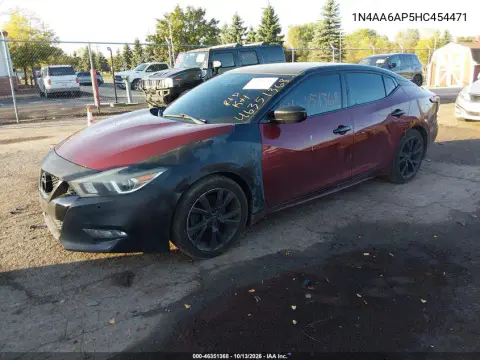 2017 Nissan Maxima 3.5 S VIN 1N4AA6AP5HC454471 фото 3