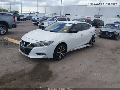 2018 Nissan Maxima 3.5 S VIN 1N4AA6AP2JC398592 фото 3