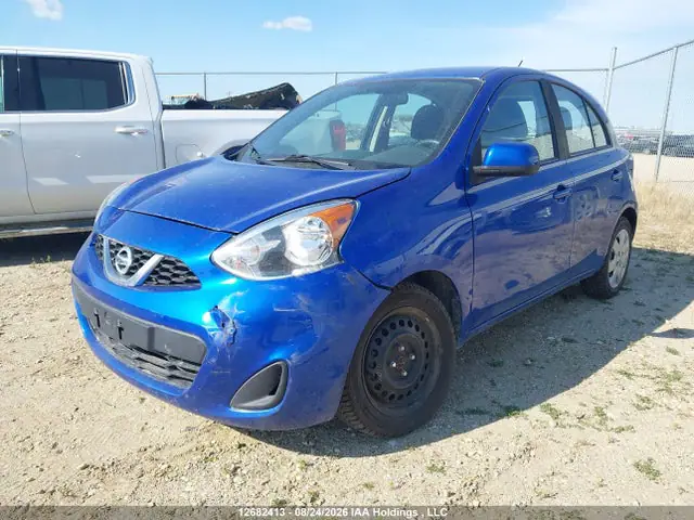 3N1CK3CP2HL263870 — 2017 Nissan Micra S/SR/SV, фото 2 с аукциона IAAI 29.09.2026, Передняя часть
