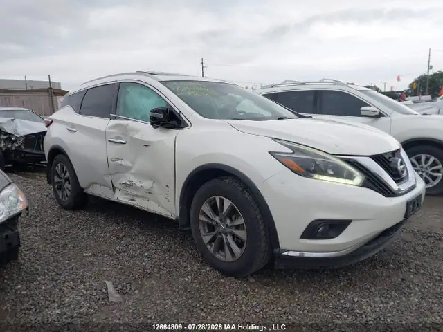 5N1AZ2MH8JN156910 — 2018 Nissan Murano Midnight Edition/Platinum/SL/SV, Правый бок (Right Side), фото до ремонта
