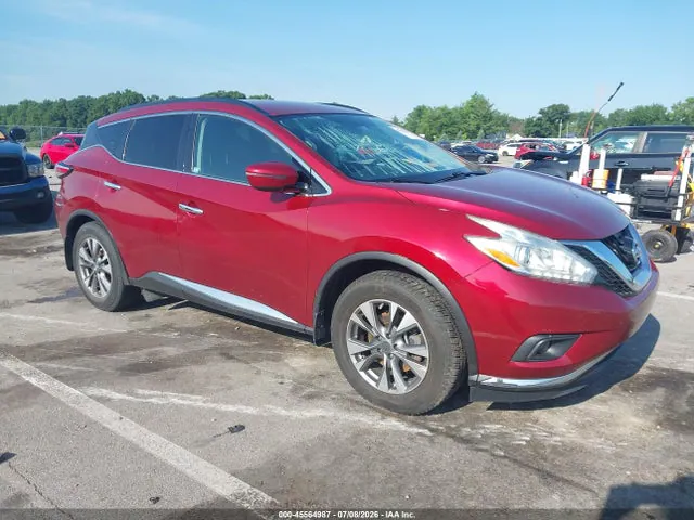 2017 Nissan Murano Platinum/s/sl/sv VIN 5N1AZ2MH2HN104764 фото 1
