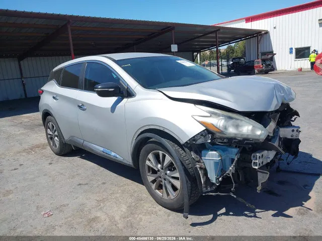 2015 Nissan MURANO S VIN 5N1AZ2MH6FN245088 фото 1