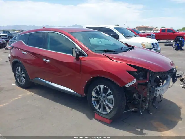 5N1AZ2MG3HN126389 — 2017 Nissan Murano S, Передняя часть (Front End), фото до ремонта