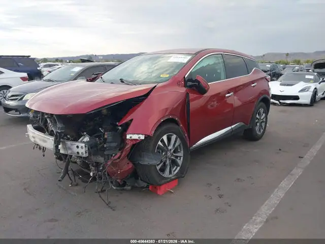 5N1AZ2MG3HN126389 — 2017 Nissan Murano S, фото 2 с аукциона IAAI 29.09.2026, Передняя часть