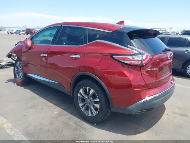 5N1AZ2MG3HN126389 — 2017 Nissan Murano S, фото 3 с аукциона IAAI 29.09.2026, Передняя часть