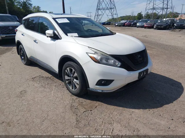 2015 Nissan MURANO SL VIN 5N1AZ2MH7FN271747 фото 1