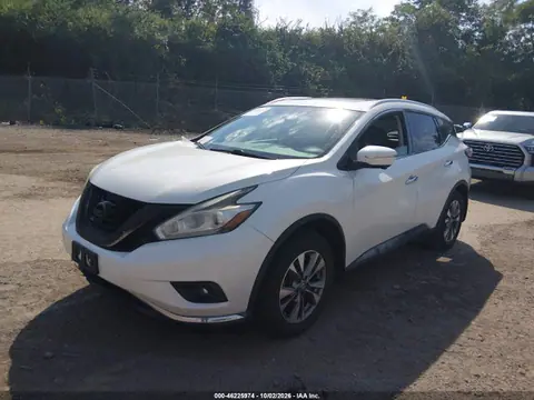 2015 Nissan MURANO SL VIN 5N1AZ2MH7FN271747 фото 2