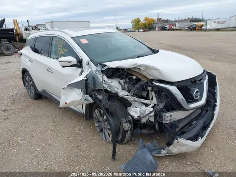 5N1AZ2MH7HN196891 — 2017 Nissan Murano SL, Передняя часть (Front), фото до ремонта